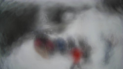 Modrá sjezdovka - dojezd k lanové dráze