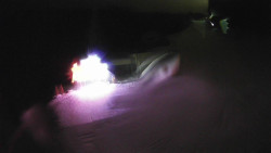 Modrá sjezdovka - dojezd k lanové dráze