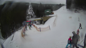 Červenohorské sedlo - Modrá sjezdovka - dojezd k lanové dráze - 23.2.2026 v 12:00 Červenohorské sedlo - Modrá sjezdovka - dojezd k lanové dráze - 23.2.2026 v 12:00