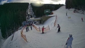 Červenohorské sedlo - Modrá sjezdovka - dojezd k lanové dráze - 23.2.2026 v 14:00 Červenohorské sedlo - Modrá sjezdovka - dojezd k lanové dráze - 23.2.2026 v 14:00