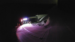 Modrá sjezdovka - dojezd k lanové dráze