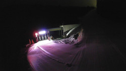 Modrá sjezdovka - dojezd k lanové dráze