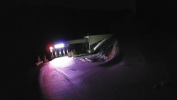 Modrá sjezdovka - dojezd k lanové dráze