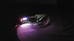 Modrá sjezdovka - dojezd k lanové dráze