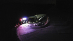 Modrá sjezdovka - dojezd k lanové dráze