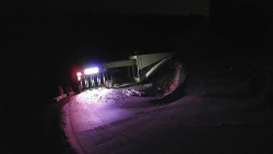 Modrá sjezdovka - dojezd k lanové dráze