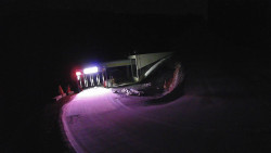 Modrá sjezdovka - dojezd k lanové dráze