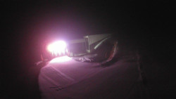 Modrá sjezdovka - dojezd k lanové dráze