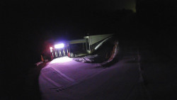 Modrá sjezdovka - dojezd k lanové dráze