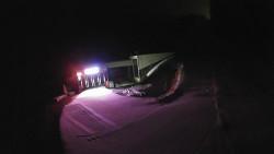 Modrá sjezdovka - dojezd k lanové dráze