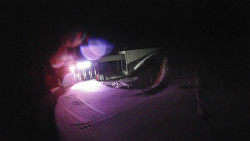 Modrá sjezdovka - dojezd k lanové dráze