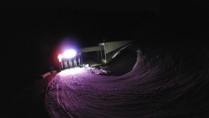 Červenohorské sedlo - Modrá sjezdovka - dojezd k lanové dráze - 23.3.2026 v 00:20 Červenohorské sedlo - Modrá sjezdovka - dojezd k lanové dráze - 23.3.2026 v 00:20