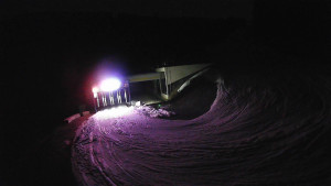 Červenohorské sedlo - Modrá sjezdovka - dojezd k lanové dráze - 23.3.2026 v 04:20 Červenohorské sedlo - Modrá sjezdovka - dojezd k lanové dráze - 23.3.2026 v 04:20