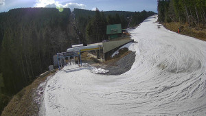 Červenohorské sedlo - Modrá sjezdovka - dojezd k lanové dráze - 23.3.2026 v 10:01 Červenohorské sedlo - Modrá sjezdovka - dojezd k lanové dráze - 23.3.2026 v 10:01