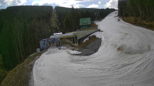 Červenohorské sedlo - Modrá sjezdovka - dojezd k lanové dráze - 23.3.2026 v 11:00 Červenohorské sedlo - Modrá sjezdovka - dojezd k lanové dráze - 23.3.2026 v 11:00