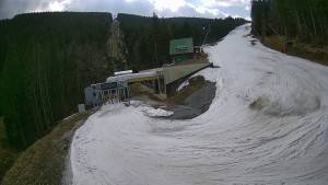 Červenohorské sedlo - Modrá sjezdovka - dojezd k lanové dráze - 23.3.2026 v 11:20 Červenohorské sedlo - Modrá sjezdovka - dojezd k lanové dráze - 23.3.2026 v 11:20