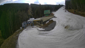 Červenohorské sedlo - Modrá sjezdovka - dojezd k lanové dráze - 23.3.2026 v 12:00 Červenohorské sedlo - Modrá sjezdovka - dojezd k lanové dráze - 23.3.2026 v 12:00