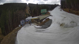 Červenohorské sedlo - Modrá sjezdovka - dojezd k lanové dráze - 23.3.2026 v 12:30 Červenohorské sedlo - Modrá sjezdovka - dojezd k lanové dráze - 23.3.2026 v 12:30