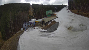 Červenohorské sedlo - Modrá sjezdovka - dojezd k lanové dráze - 23.3.2026 v 12:31 Červenohorské sedlo - Modrá sjezdovka - dojezd k lanové dráze - 23.3.2026 v 12:31