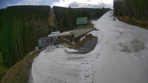 Červenohorské sedlo - Modrá sjezdovka - dojezd k lanové dráze - 23.3.2026 v 14:01 Červenohorské sedlo - Modrá sjezdovka - dojezd k lanové dráze - 23.3.2026 v 14:01