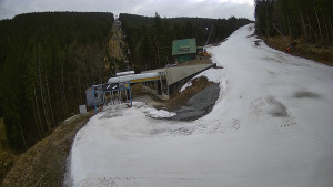 Červenohorské sedlo - Modrá sjezdovka - dojezd k lanové dráze - 23.3.2026 v 15:31 Červenohorské sedlo - Modrá sjezdovka - dojezd k lanové dráze - 23.3.2026 v 15:31