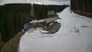 Červenohorské sedlo - Modrá sjezdovka - dojezd k lanové dráze - 23.3.2026 v 17:00 Červenohorské sedlo - Modrá sjezdovka - dojezd k lanové dráze - 23.3.2026 v 17:00