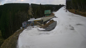 Červenohorské sedlo - Modrá sjezdovka - dojezd k lanové dráze - 23.3.2026 v 17:30 Červenohorské sedlo - Modrá sjezdovka - dojezd k lanové dráze - 23.3.2026 v 17:30