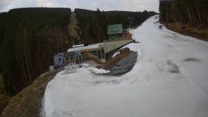 Červenohorské sedlo - Modrá sjezdovka - dojezd k lanové dráze - 23.3.2026 v 17:31 Červenohorské sedlo - Modrá sjezdovka - dojezd k lanové dráze - 23.3.2026 v 17:31