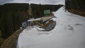 Červenohorské sedlo - Modrá sjezdovka - dojezd k lanové dráze - 23.3.2026 v 18:01 Červenohorské sedlo - Modrá sjezdovka - dojezd k lanové dráze - 23.3.2026 v 18:01