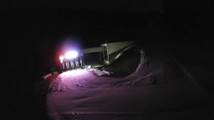 Červenohorské sedlo - Modrá sjezdovka - dojezd k lanové dráze - 24.3.2026 v 04:20 Červenohorské sedlo - Modrá sjezdovka - dojezd k lanové dráze - 24.3.2026 v 04:20