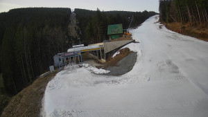 Červenohorské sedlo - Modrá sjezdovka - dojezd k lanové dráze - 24.3.2026 v 06:00 Červenohorské sedlo - Modrá sjezdovka - dojezd k lanové dráze - 24.3.2026 v 06:00