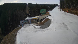 Červenohorské sedlo - Modrá sjezdovka - dojezd k lanové dráze - 24.3.2026 v 06:30 Červenohorské sedlo - Modrá sjezdovka - dojezd k lanové dráze - 24.3.2026 v 06:30