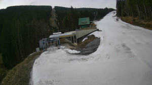 Červenohorské sedlo - Modrá sjezdovka - dojezd k lanové dráze - 24.3.2026 v 08:00 Červenohorské sedlo - Modrá sjezdovka - dojezd k lanové dráze - 24.3.2026 v 08:00