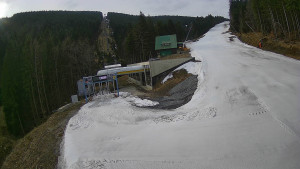 Červenohorské sedlo - Modrá sjezdovka - dojezd k lanové dráze - 24.3.2026 v 08:30 Červenohorské sedlo - Modrá sjezdovka - dojezd k lanové dráze - 24.3.2026 v 08:30