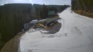 Červenohorské sedlo - Modrá sjezdovka - dojezd k lanové dráze - 24.3.2026 v 10:30 Červenohorské sedlo - Modrá sjezdovka - dojezd k lanové dráze - 24.3.2026 v 10:30