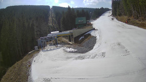 Červenohorské sedlo - Modrá sjezdovka - dojezd k lanové dráze - 24.3.2026 v 11:00 Červenohorské sedlo - Modrá sjezdovka - dojezd k lanové dráze - 24.3.2026 v 11:00