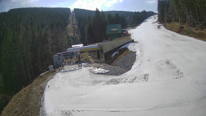 Červenohorské sedlo - Modrá sjezdovka - dojezd k lanové dráze - 24.3.2026 v 11:30 Červenohorské sedlo - Modrá sjezdovka - dojezd k lanové dráze - 24.3.2026 v 11:30