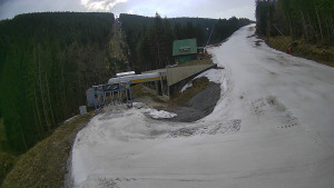 Červenohorské sedlo - Modrá sjezdovka - dojezd k lanové dráze - 24.3.2026 v 11:40 Červenohorské sedlo - Modrá sjezdovka - dojezd k lanové dráze - 24.3.2026 v 11:40