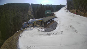 Červenohorské sedlo - Modrá sjezdovka - dojezd k lanové dráze - 24.3.2026 v 12:00 Červenohorské sedlo - Modrá sjezdovka - dojezd k lanové dráze - 24.3.2026 v 12:00