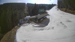 Červenohorské sedlo - Modrá sjezdovka - dojezd k lanové dráze - 24.3.2026 v 12:20 Červenohorské sedlo - Modrá sjezdovka - dojezd k lanové dráze - 24.3.2026 v 12:20