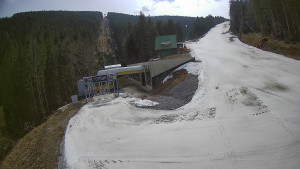 Červenohorské sedlo - Modrá sjezdovka - dojezd k lanové dráze - 24.3.2026 v 12:40 Červenohorské sedlo - Modrá sjezdovka - dojezd k lanové dráze - 24.3.2026 v 12:40