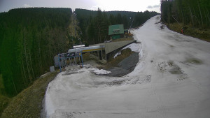 Červenohorské sedlo - Modrá sjezdovka - dojezd k lanové dráze - 24.3.2026 v 13:00 Červenohorské sedlo - Modrá sjezdovka - dojezd k lanové dráze - 24.3.2026 v 13:00