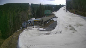 Červenohorské sedlo - Modrá sjezdovka - dojezd k lanové dráze - 24.3.2026 v 13:30 Červenohorské sedlo - Modrá sjezdovka - dojezd k lanové dráze - 24.3.2026 v 13:30