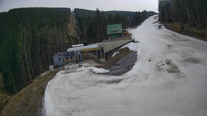 Červenohorské sedlo - Modrá sjezdovka - dojezd k lanové dráze - 24.3.2026 v 14:50 Červenohorské sedlo - Modrá sjezdovka - dojezd k lanové dráze - 24.3.2026 v 14:50