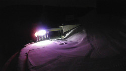 Modrá sjezdovka - dojezd k lanové dráze