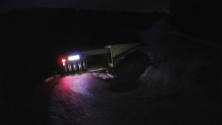 Modrá sjezdovka - dojezd k lanové dráze