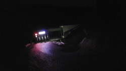 Modrá sjezdovka - dojezd k lanové dráze