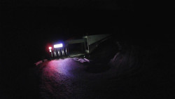 Modrá sjezdovka - dojezd k lanové dráze