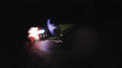 Modrá sjezdovka - dojezd k lanové dráze