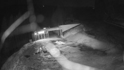 Modrá sjezdovka - dojezd k lanové dráze